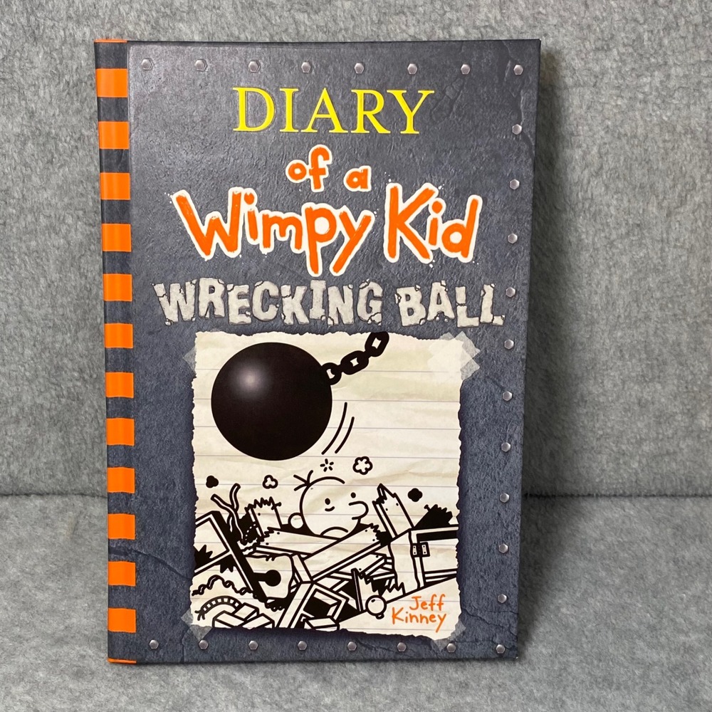Diary of a Wimpy Kid Wrecking Ball Book 14 Kids Hardcover Jeff Kinney Library
